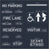 Parking Lot and Road Marking Stencil Kit